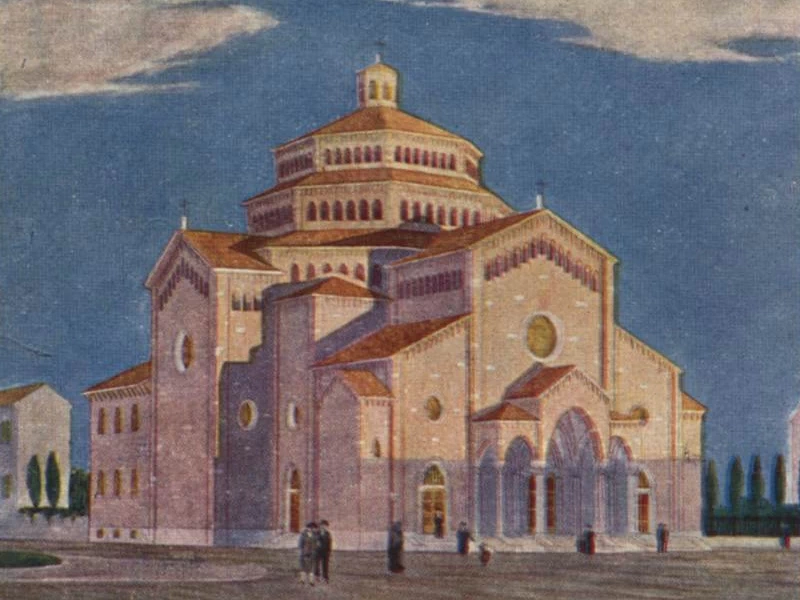 1884-Giuseppe Polvara - La nuova Chiesa di San Carlo in Monza